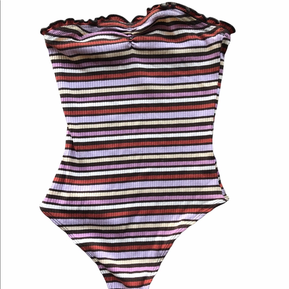 Urban Outfitters Stripped Bodysuit